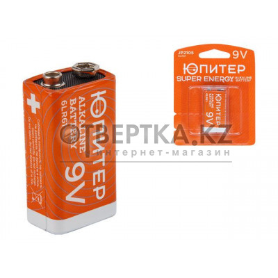 Батарейка 6LR61 (6LF22) 9V alkaline 1шт. ЮПИТЕР JP2105