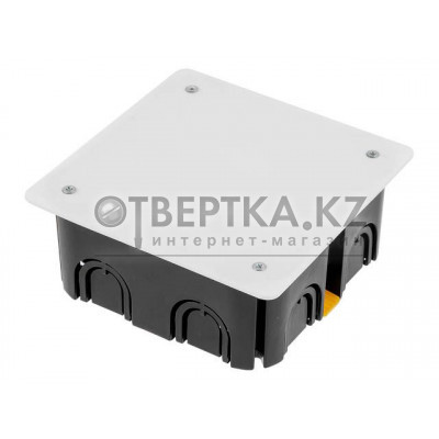 Коробка распаечная СП 110х110х45мм, крышка, пласт.лапки IP20 ЮПИТЕР JP7111-06