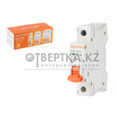 Автоматич. выключатель ВА47-29 1Р 25А 4,5кА х-ка С ЮПИТЕР JP7501-25