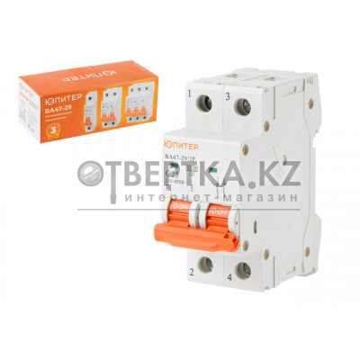 Автоматич. выключатель ВА47-29 2Р 32А 4,5кА х-ка С ЮПИТЕР JP7502-32