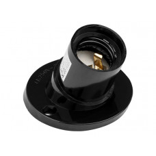 Патрон Е27 карболитовый потолочный, наклонный, черный Юпитер в Атырау