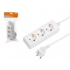 Удлинитель 7м (3 роз., 2,2кВт, с/з, ПВС 3х1) Юпитер