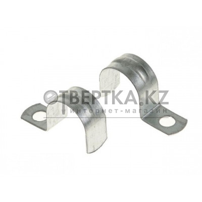 Скоба металлическая однолапковая d 25-26 мм (10шт) Юпитер JPZ2-3201-03-10