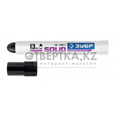 ЗУБР МКТ-1300 черный, 10-13 мм твердый маркер-краска (06350-2)