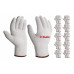 ЗУБР ОПТИМА, L-XL, х/б перчатки без покрытия, 10 класс, 10 пар (11446-XL10) 11445-XL10