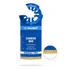 ЗУБР CARBIDE ВК8 Р60, 35x40 мм полотно с твердосплавной крошкой: керамика, кирпич, пенобетон (15577-35-40) в Уральске