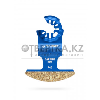 ЗУБР CARBIDE ВК8 Р40, 70x2.6 мм полотно с твердосплавной крошкой: керамика, кирпич, пенобетон (15581-70-2.6)