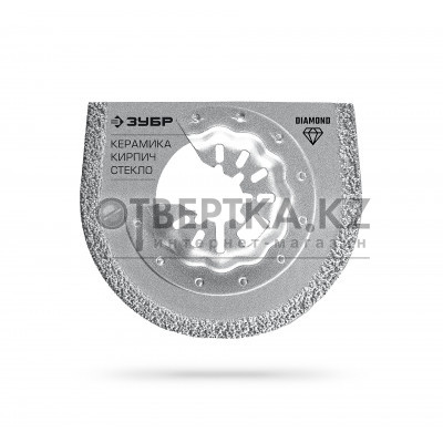 ЗУБР DIAMOND 65x2.2 мм полотно дисковое с алмазным зерном Р40: керамика, мрамор, стекло, кирпич (15584-65)