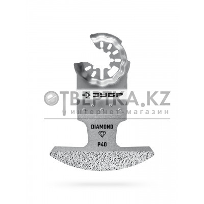 ЗУБР DIAMOND 70x2.0 мм полотно с алмазным зерном Р40: керамика, мрамор, стекло, кирпич (15585-70-2.0)