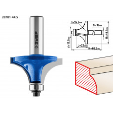 ЗУБР 44.5 x 22 мм, радиус 16 мм, фреза кромочная калевочная №1, Профессионал (28701-44.5) в Актобе