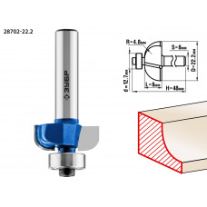 ЗУБР 22.2 x 8 мм, радиус 4.8 мм, фреза кромочная калевочная №2, Профессионал (28702-22.2) в Алматы