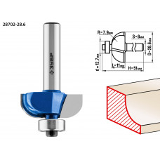 ЗУБР 28.6 x 11 мм, радиус 7.9 мм, фреза кромочная калевочная №2, Профессионал (28702-28.6) в Алматы
