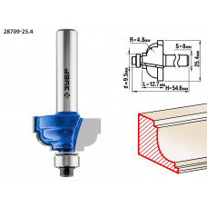 ЗУБР 25.4 x 13 мм, радиус 4.8 мм, фреза кромочная калевочная №7, Профессионал (28709-25.4) в Алматы
