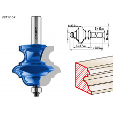 ЗУБР 57 x 47.6 мм, хвостовик 12 мм, фреза кромочная фигурная №6, Профессионал (28717-57) в Актобе