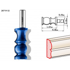 ЗУБР 32 x 57 мм, хвостовик 12 мм, фреза кромочная фигурная №8, Профессионал (28719-32) в Актобе