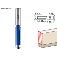 ЗУБР 12.7 x 38 мм, хвостовик 12 мм, фреза кромочная с нижним подшипником, Профессионал (28727-12.7-38) в Актобе