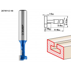 ЗУБР 9.5 x 10 мм, высота 5 мм, фреза пазовая Т-образная №1, Профессионал (28749-9.5-48) в Алматы