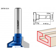 ЗУБР 25.4 x 12.7 мм, высота 12.7 мм, фреза пазовая Т-образная №2, Профессионал (28750-25.4) в Алматы