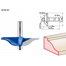 ЗУБР 89 x 19 мм, радиус 15.8 мм, фреза фигирейная №2, Профессионал (28760-89) в Актобе
