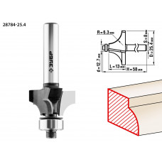 ЗУБР 25.4 x 13 мм, радиус 6.3 мм, фреза кромочная калевочная №1, Профессионал (28784-25.4) в Алматы