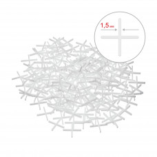 ЗУБР 1.5 мм, 200 шт, крестики для плитки (33811-1.5) в Актобе