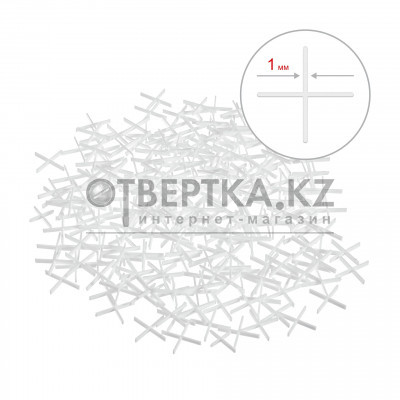ЗУБР 1 мм, 200 шт, крестики для плитки (33811-1)