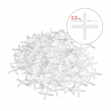 ЗУБР 2.5мм, 150 шт, крестики для плитки (33811-2.5) в Алматы