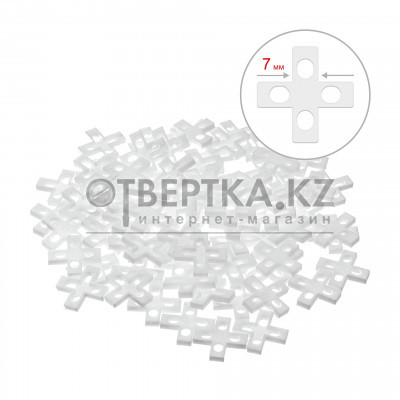 ЗУБР 7 мм, 75 шт, крестики для плитки (33811-7)