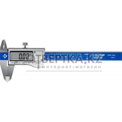 ЗУБР ШЦЦ-I-100-0.01, 100 мм, электронный штангенциркуль, Профессионал (34463-100)