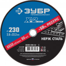 Круг отрезной Зубр 36202-230-2.0_z03 в Шымкенте
