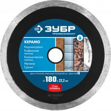 Отрезной сплошной диск ЗУБР 36654-180_z02