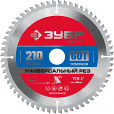 Диск пильный ЗУБР 36916-210-30-60_z01