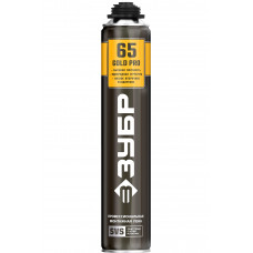 ЗУБР GOLD PRO 65, 850 мл, мелкопористая, c выходом до 65 л, пистолетная, монтажная пена (41157) в Шымкенте