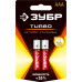 ЗУБР Turbo, ААА х 2, 1.5 В, алкалиновая батарейка (59211-2C) 59211-2C_z01