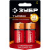 ЗУБР TURBO, С х 2, 1.5 В,, алкалиновая батарейка (59215-2C) 59215-2C_z01