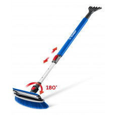 ЗУБР телескопическая щётка с поворотной головой и водосгоном от снега автомобильная, 940-1310 мм, Профессионал (61063) в Актау