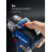 ЗУБР КОМБИ #5 набор: дрель-шуруповерт + мини УШМ + LED фонарь, BRUSHLESS, 12 В, 45 Н·м, 2 АКБ тип Т7 (4 и 2 А·ч), кейс, Профессионал (DB-125-42ABF)