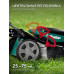 ЗУБР 40 В (2x20В), 500 мм, 2 АКБ LMS (4 Ач), самоходная газонокосилка аккумуляторная бесщеточная (ГКЛ-4050-42)