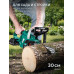 ЗУБР 40 В, (2x20В), 300 мм шина, 2 АКБ LMS (2 Ач), пила цепная аккумуляторная (ПЦБ-4030-22)