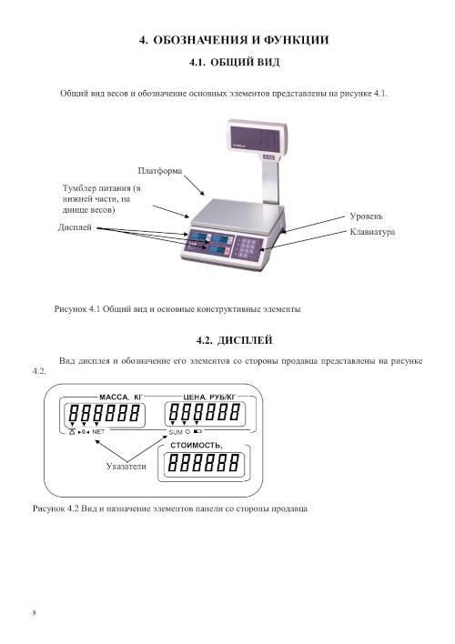 Инструкция для CAS ER JR-30CB