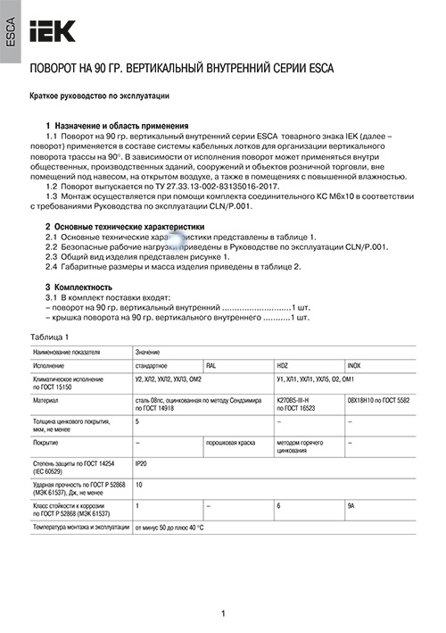Инструкция для IEK CLP1V-080-100