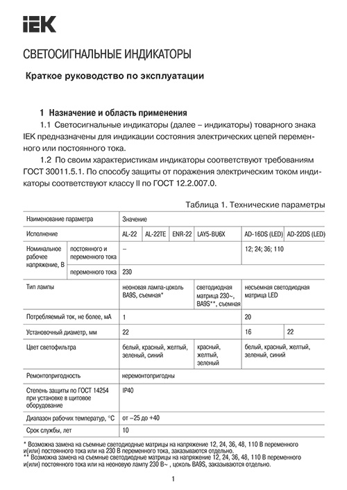 Инструкция для IEK BLS10-ADDS-024-K07