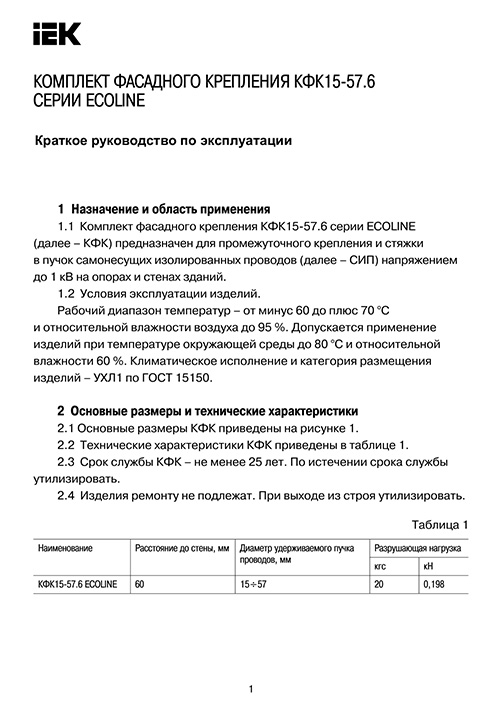Инструкция для IEK UKA-32-15-576-ECLN