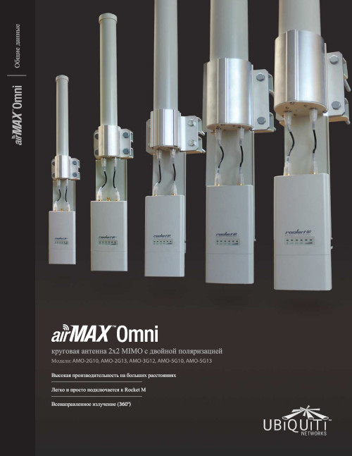 Инструкция для Ubiquiti AirMax Omni 5G-13